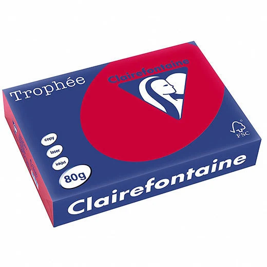 Risma Clairefontaine Trophe A4 G80 Ff500 Rosso