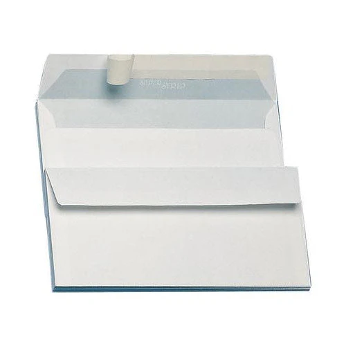 Buste Americane senza Finestra in Carta FSC con Strip 90 gr / 11 x 23 cm / 500 pezzi