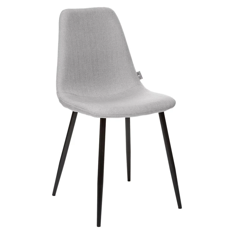 Sedia in Tessuto Tyka Grigio 45 x 51 x 87 cm