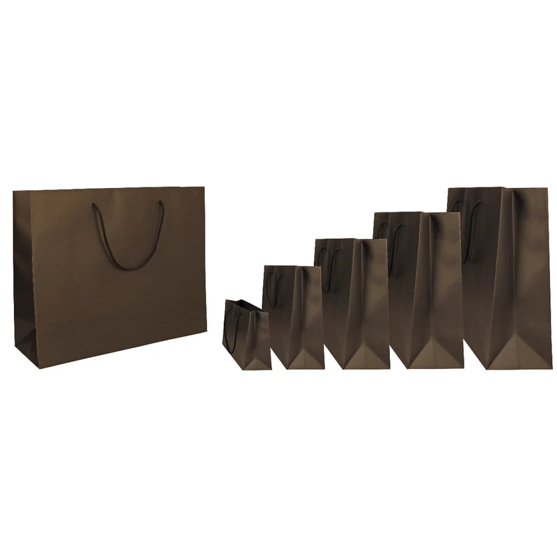 Borse in Carta Stampata Premium Testa di Moro 36 x 13 x 32 cm - 10 pezzi
