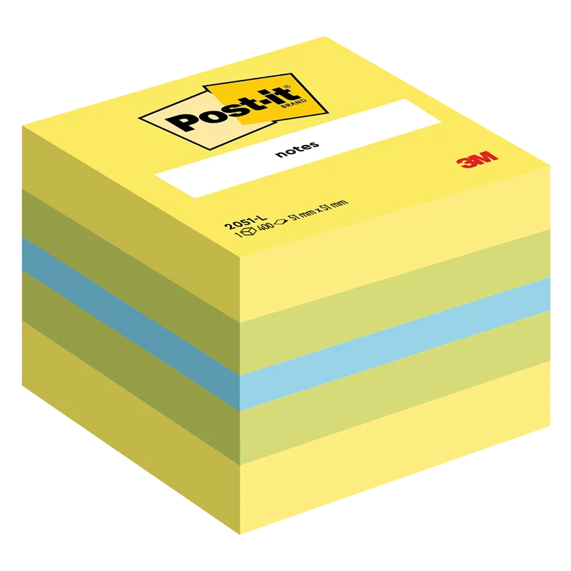 Cubo Post-It® 2051-L 51 x 51 mm - 400 Foglietti
