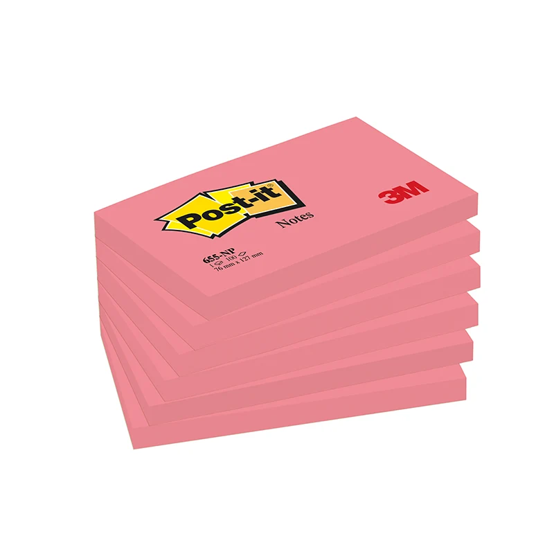 Blocco 3M Post-It 76X127 Neon Rosa