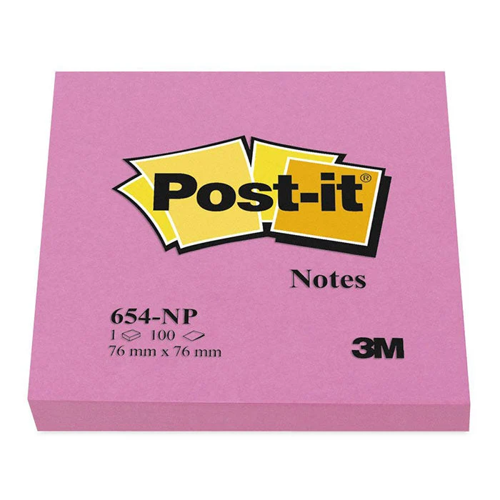 Blocco 3M Post-It Neon Rosa 76 x 76 cm