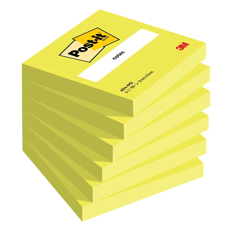 Blocco 3M Post-It Neon Verde 76 x 76 cm