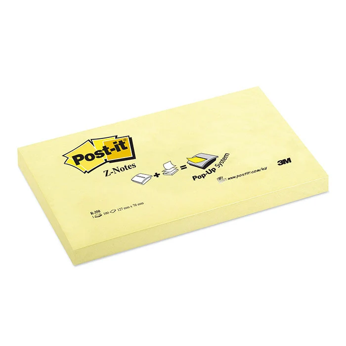 Blocco 3M Post-It Fisarmonica Canary 76 x 127 cm