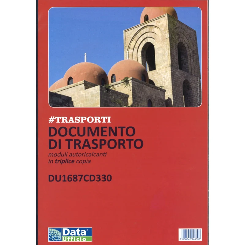 Blocco Data Ufficio per Documento di Trasporto in Triplice Copia A4