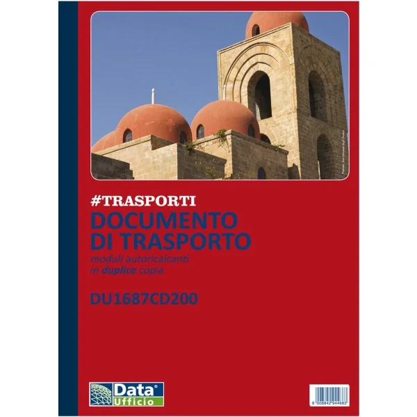 Blocco Data Ufficio per Documenti di Trasporto in Duplice Copia A4