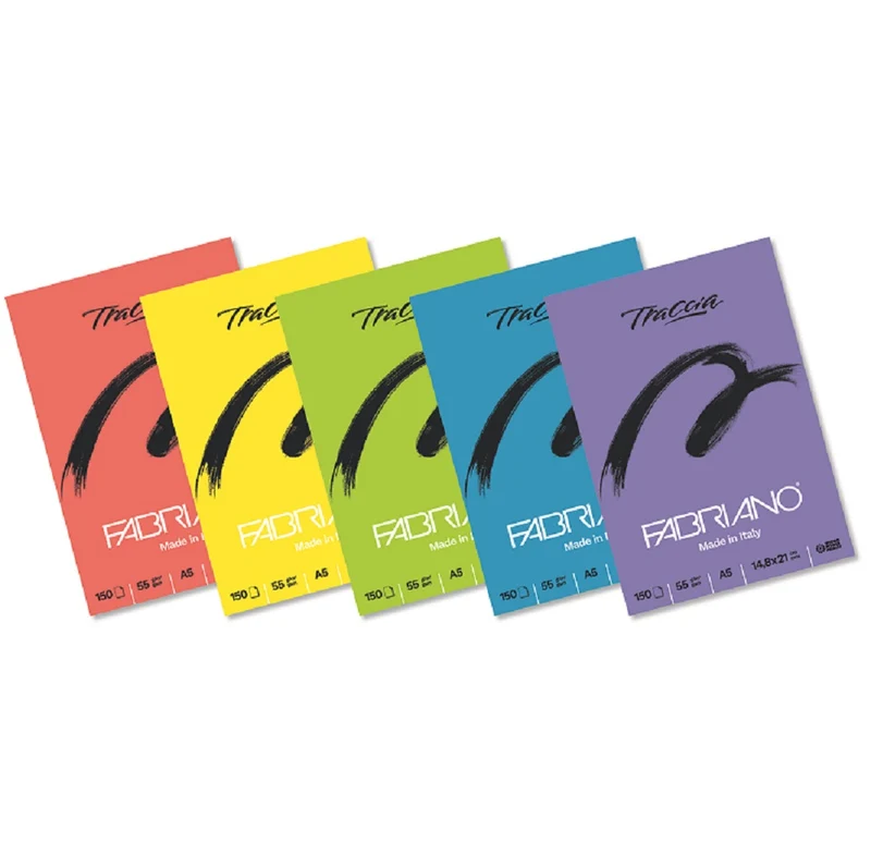 Blocco Traccia Fabriano A5 150 Fogli 55gr