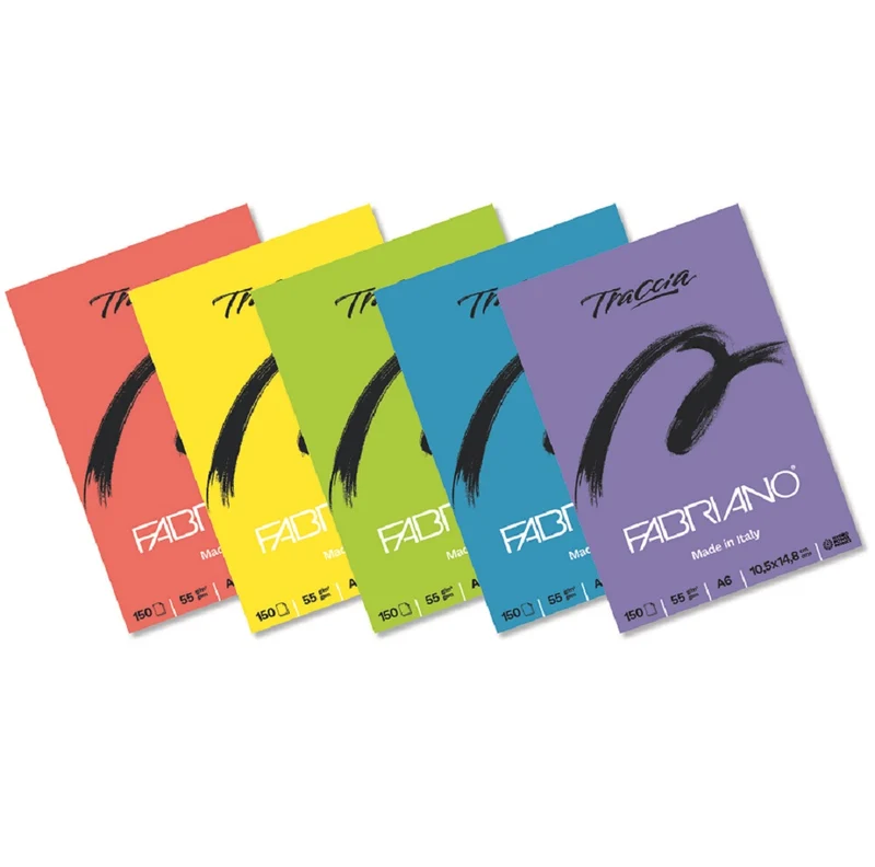 Blocco Traccia Fabriano A6 150 Fogli 55gr
