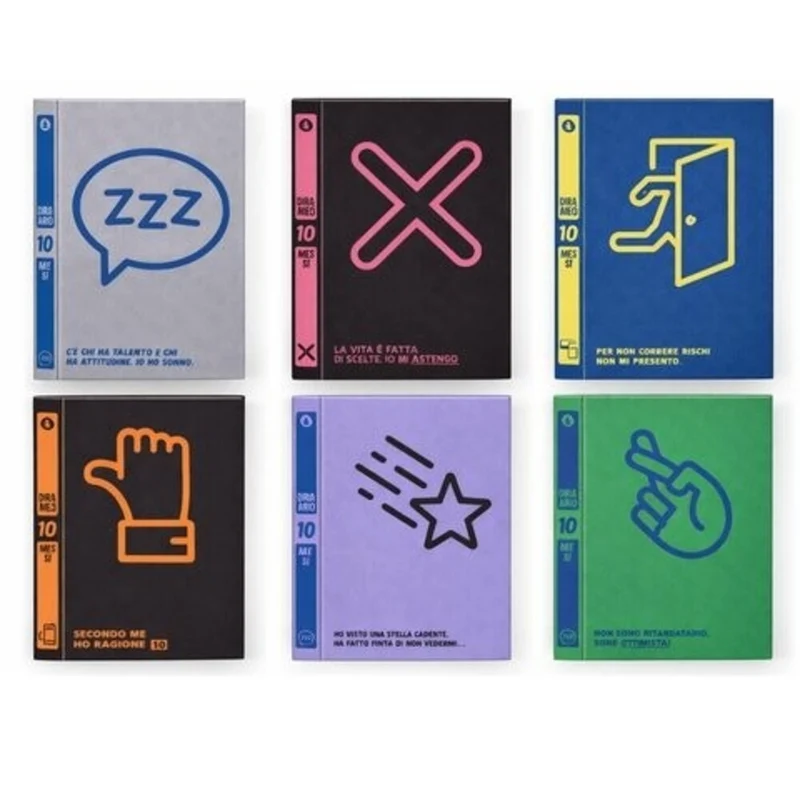 Diario Revival 10 Mesi Be Smart Fantasie Assortite