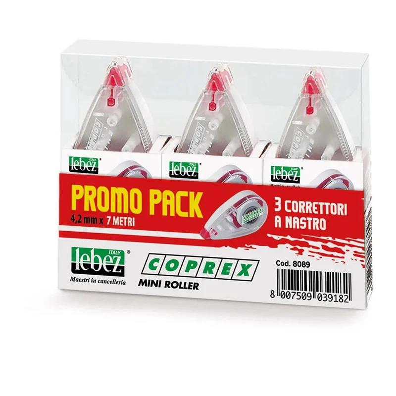 Correttore A Nastro Coprex 3pz Da 4,2 Mm X 7 Mt
