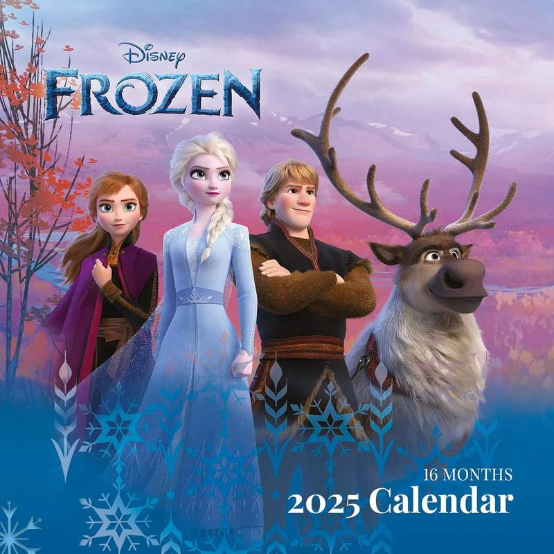 Calendario 2025 Frozen 30 x 30 cm