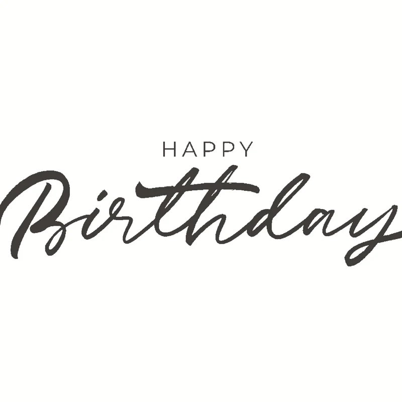 Tovaglioli in Carta Riciclata a 2 Veli Happy Birthday 33 x 33 cm - 20 pezzi
