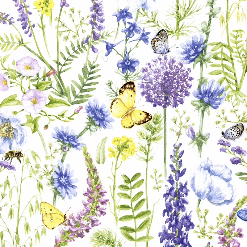 Tovaglioli in Carta Riciclata a 2 Veli Springtime 33 x 33 cm - 20 pezzi