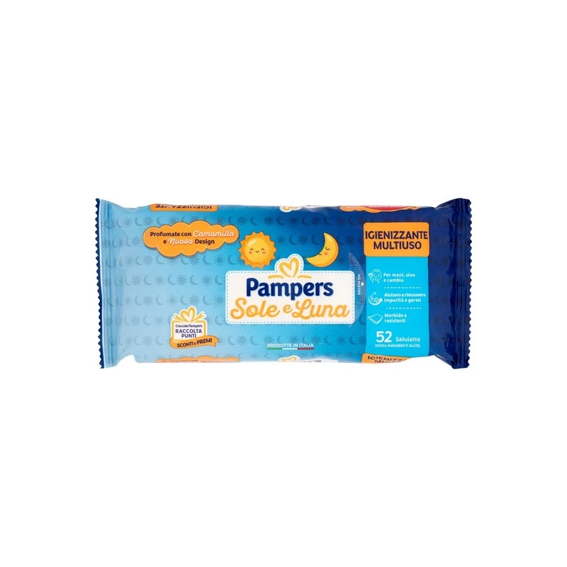 Pampers Salv.52pz Sole Luna