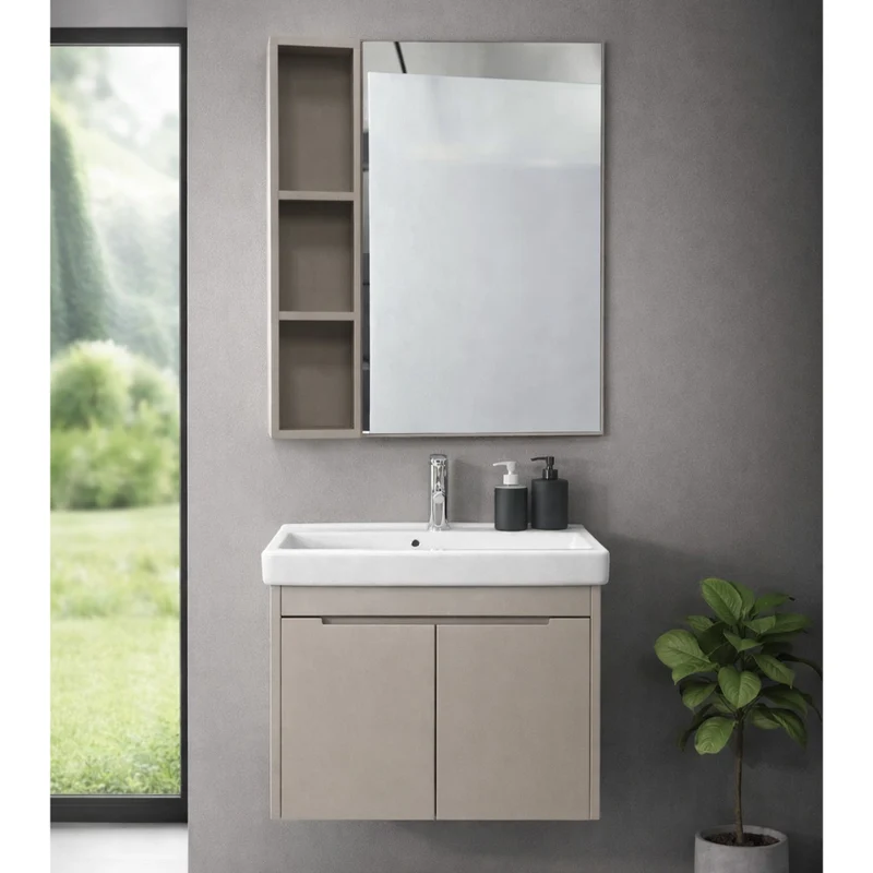 Completo Bagno Bloom Con Specchio 60x47