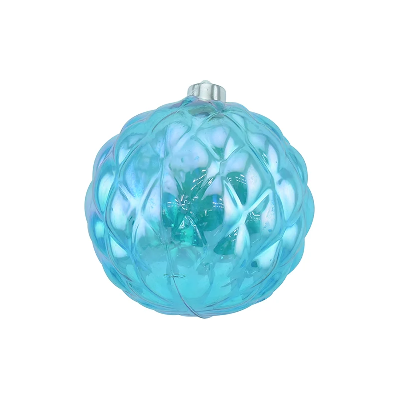 Pallina Di Natale Azzurra 15 Cm