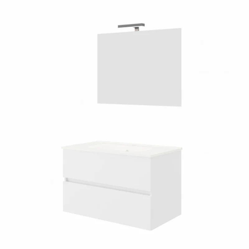 Complemento Bagno Easy 60 2 Cassetti Con Specchio