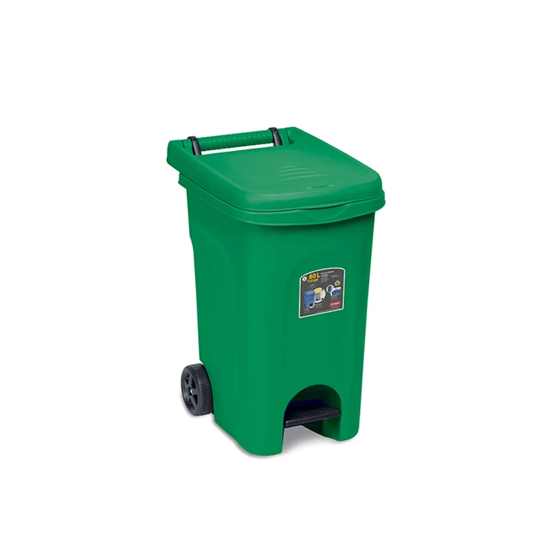 Bidone 60lt Urban Eco System Verde