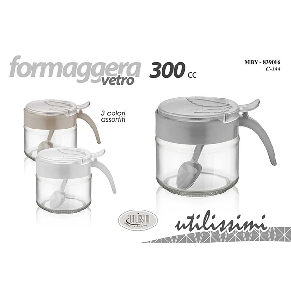 Formaggiera Con Cucchiaio 300cc Assortito