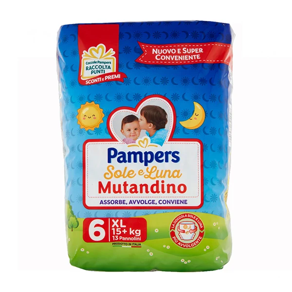 Pampers Sole Luna Mutandino 6 13 Pezzi