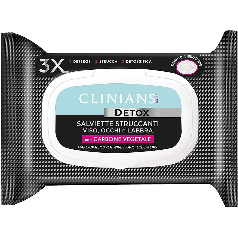 Clinians Detox 25 Salviettine Struccanti