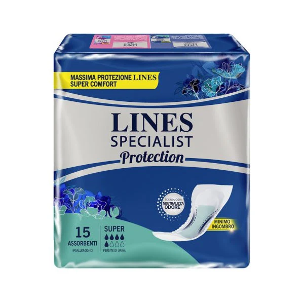 Assorbenti Lines Specialist Protection Super 15 Pz