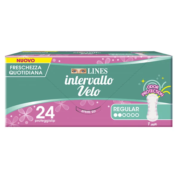 Lines Intervallo Velo Odor Protection 24 Pezzi