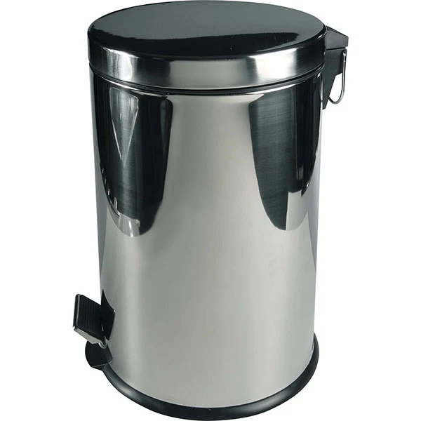 Pattumiera Inox 5lt Con Pedale H27,8cm
