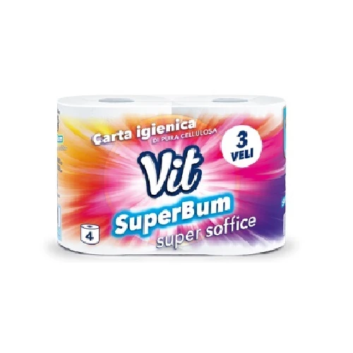 Carta Igienica 4 Rotoli Superbum 3 Veli Vit