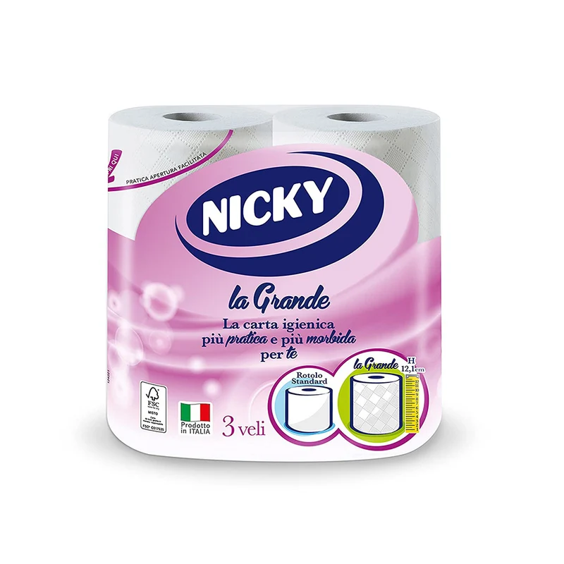 CARTA IGIENICA LA GRANDE 4 ROTOLI NICKY