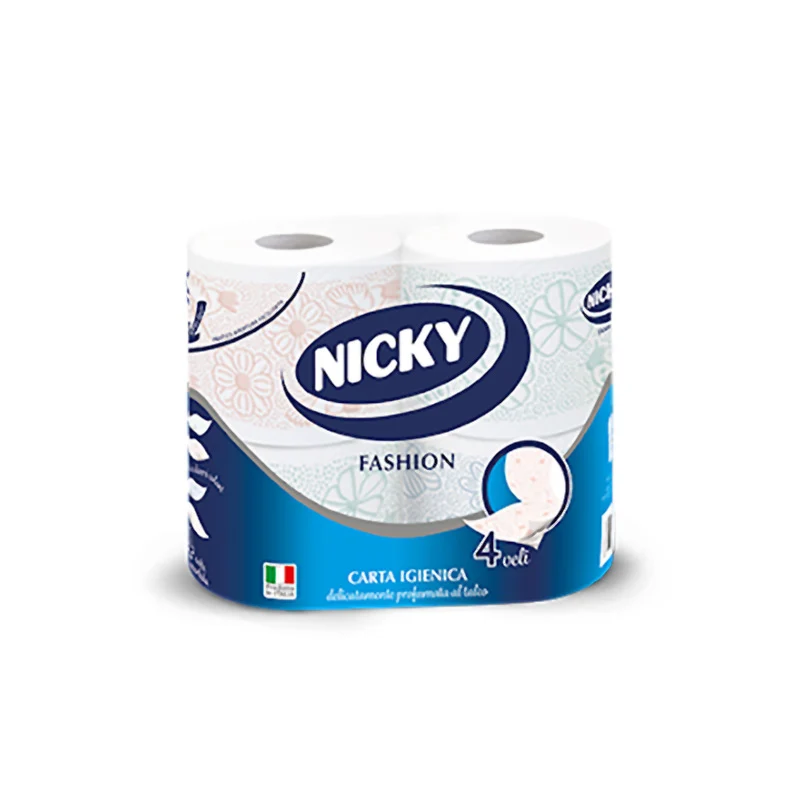 CARTA IGIENICA FASHION 4 ROTOLI NICKY