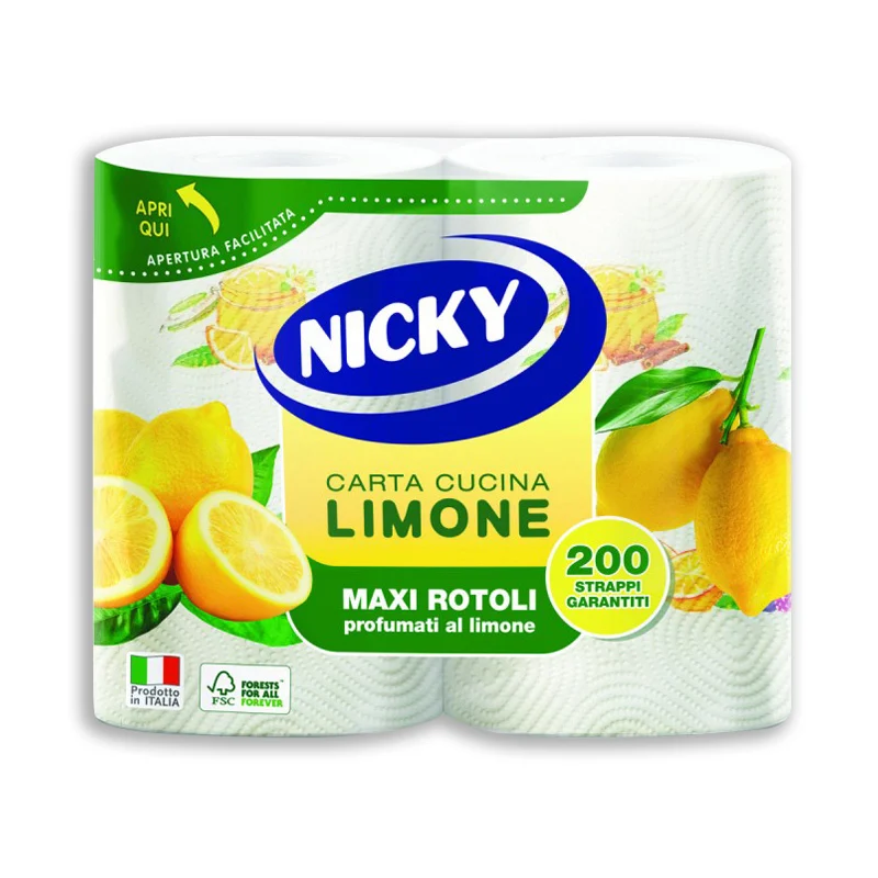 ASCIUGATUTTO LIMONE 2 ROTOLI NICKY