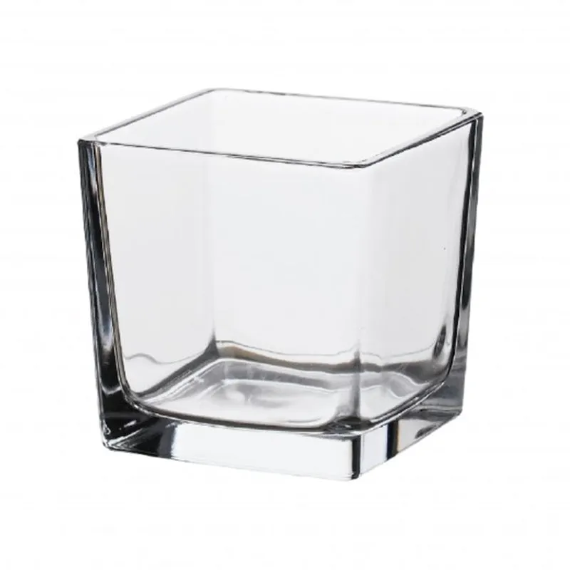 Vaso Vetro Cubo 14x14x14cm