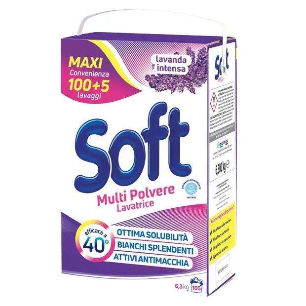 Lavatrice Detersivo In Polvere 6,3 Kg Lavanda Soft
