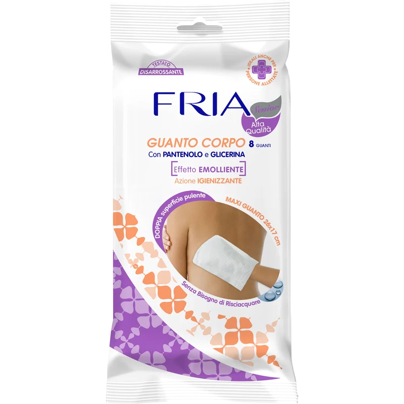 Fria Guanto Corpo Con Pantenolo E Glicerina 8pz