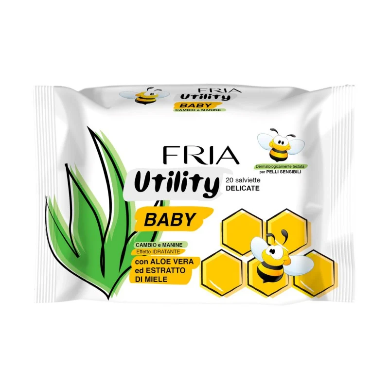 Fria Baby Utility Salviette Delicate 20 Fogli