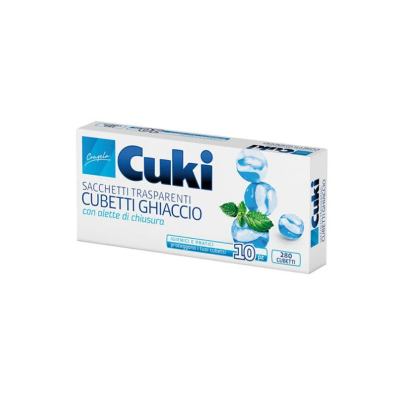 Sacchetti Cubetti Ghiaccio Cuki Gelopiù