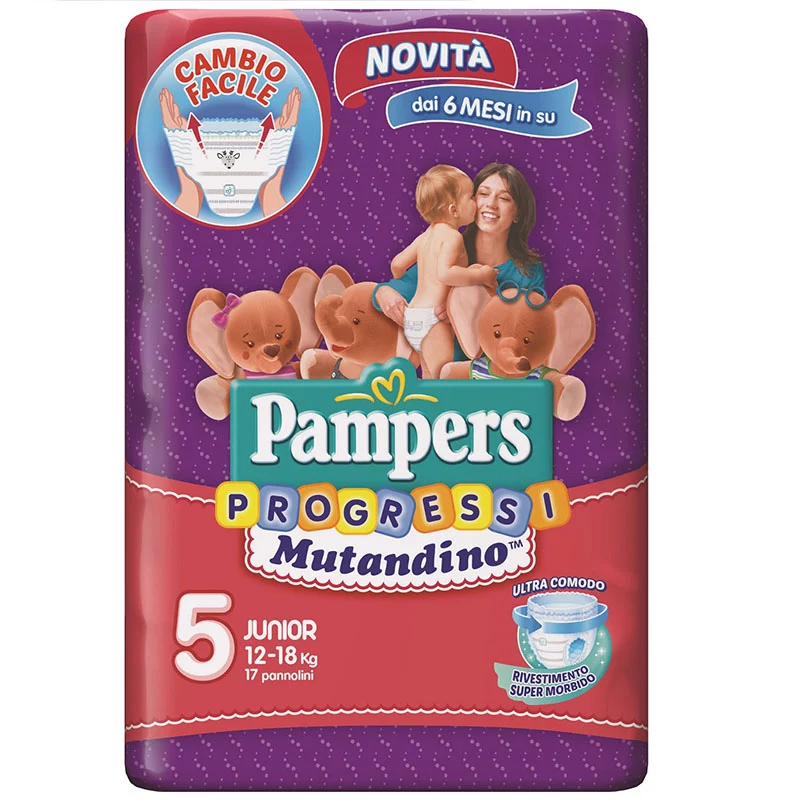 Pampers Progressi Mutandino 17pz 5ms Junior Pamper