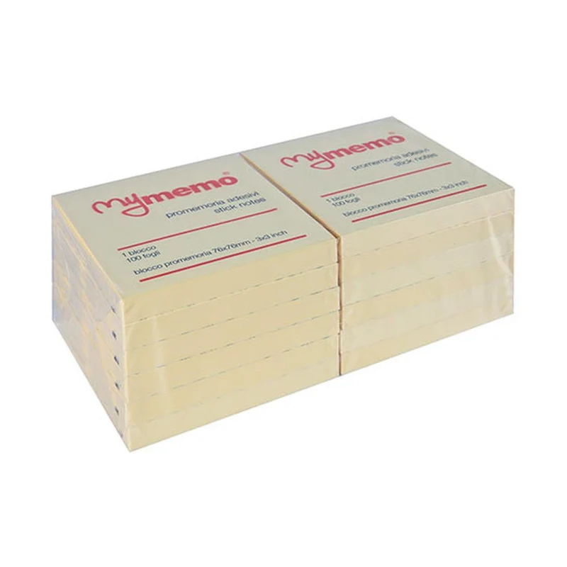 Blocco Memotak 75 X 75 Mm 100 Fogli Giallo