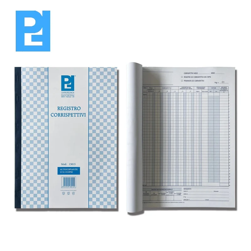 Registro Corrispettivi Iva 13 Fogli X2 Copie 22x30