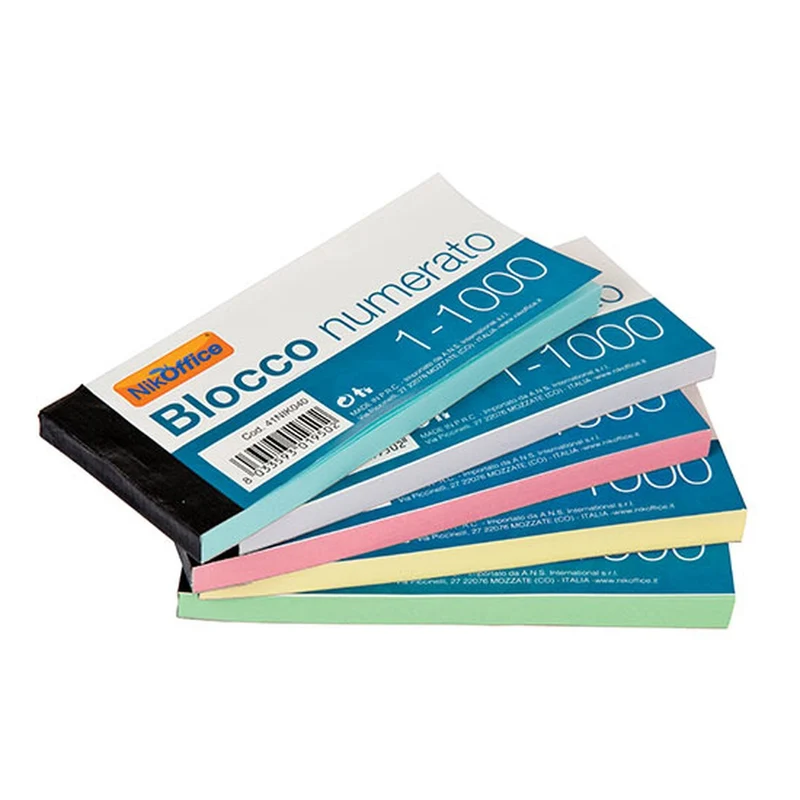 Blocco Numerato Da 1-100 Assortito