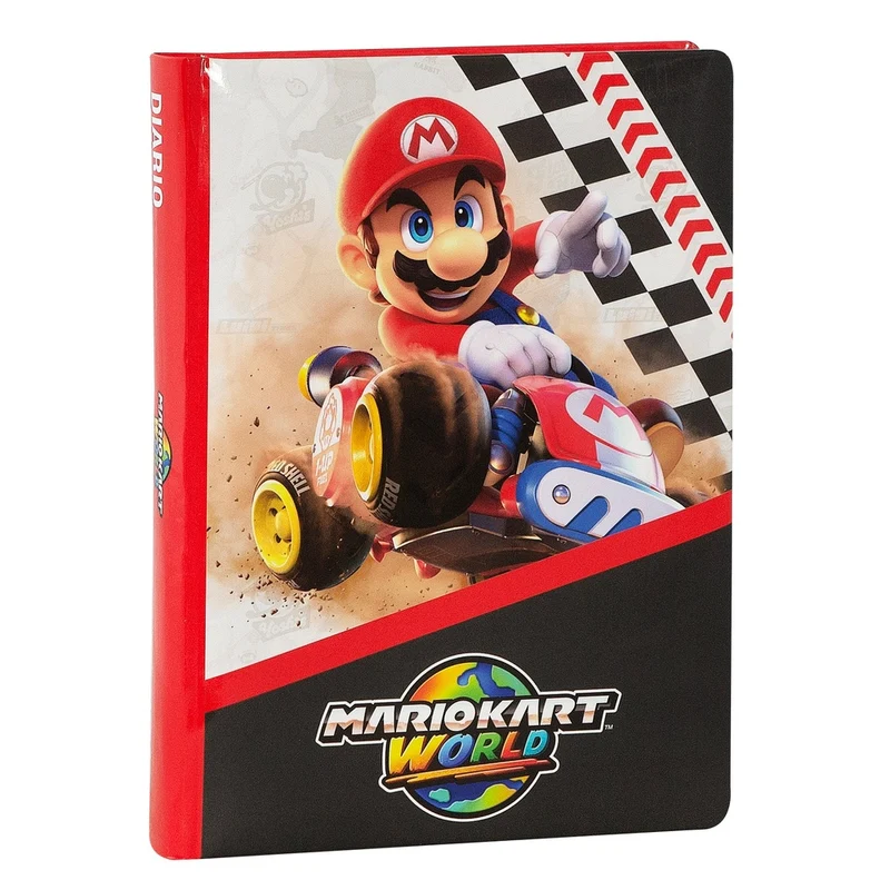 Diario 12 Mesi Standard Mariokart Assortito