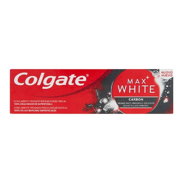 Colgate Dentifricio 75ml Max White Carbone