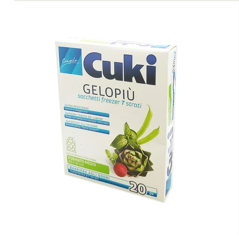 Sacchetti Freezer Medio 20 Pezzi 23x32 Cuki