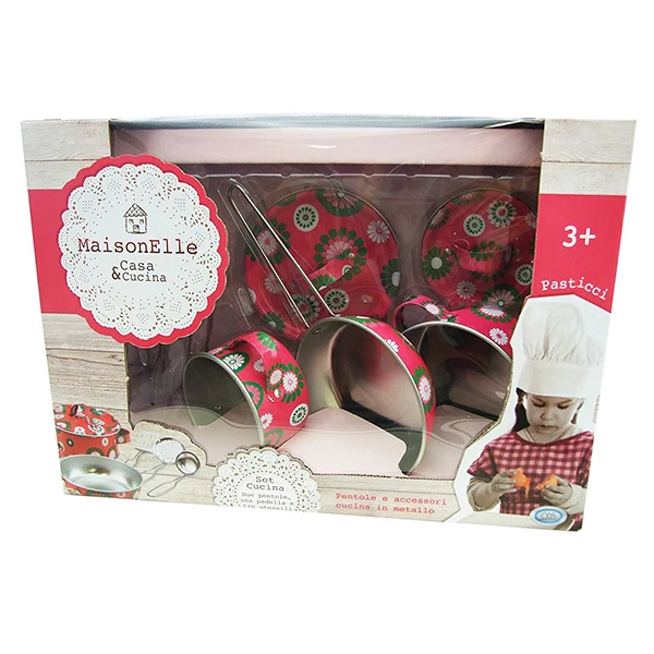 Set Cucina In Metallo 8 Pezzi Maisonelle 33347 Ods