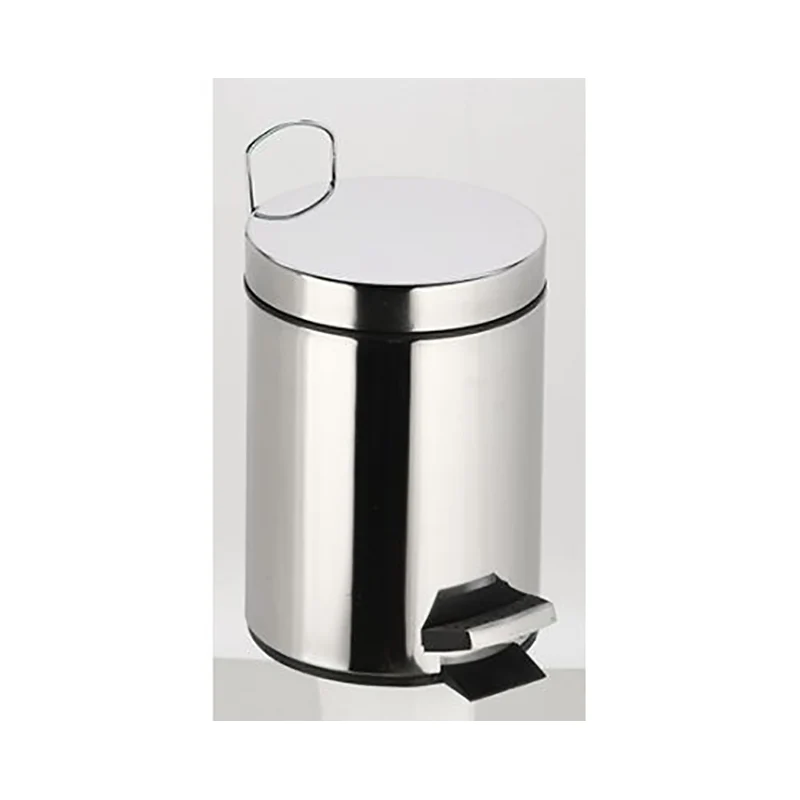 Pattumiera Inox 3lt Con Pedale H26cm