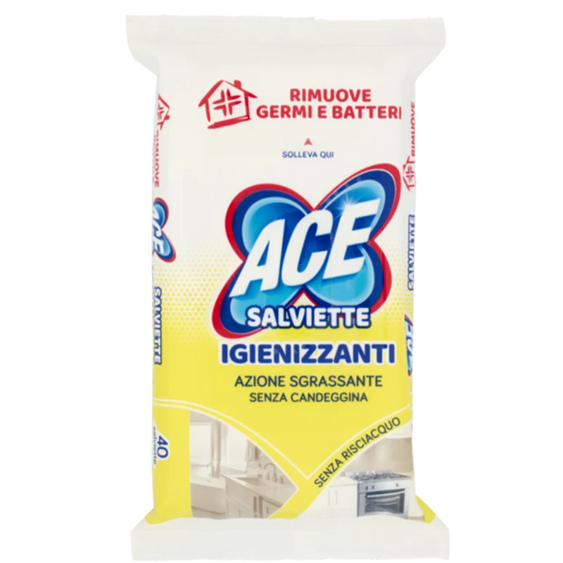 Ace Salviette Igienizzante 40pezzi Sgrassanti