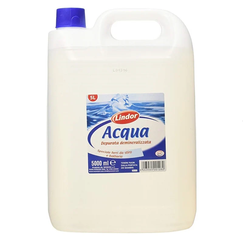 Acqua Demineralizzata Lindor 5lt