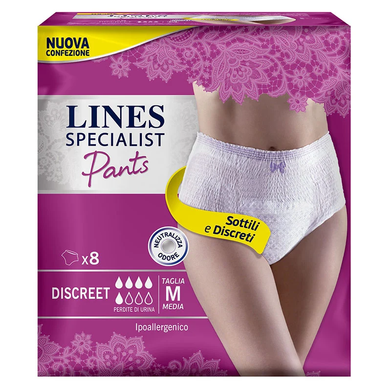 Assorbenti Pants 8pz Discreet Media Specialist Lin